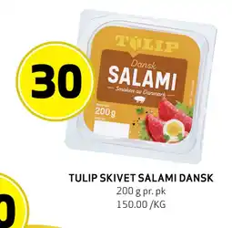 Bunnpris TULIP SKIVET SALAMI DANSK tilbud