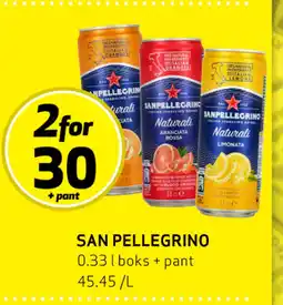 Bunnpris SAN PELLEGRINO tilbud