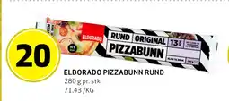 Bunnpris ELDORADO PIZZABUNN RUND tilbud