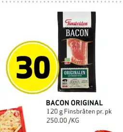 Bunnpris BACON ORIGINAL tilbud