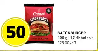 Bunnpris BACONBURGER tilbud