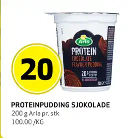 Bunnpris PROTEINPUDDING SJOKOLADE tilbud