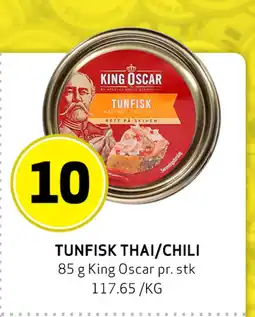 Bunnpris TUNFISK THAI/CHILI tilbud