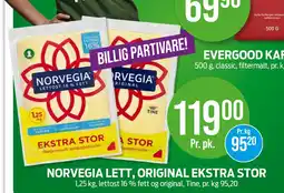 Kiwi NORVEGIA LETT, ORIGINAL EKSTRA STOR tilbud