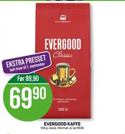 Kiwi EVERGOOD KAFFE tilbud