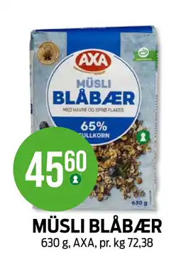 Kiwi MÜSLI BLÅBÆR tilbud