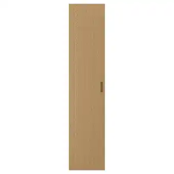 IKEA Tonstad Dør med hengsler, eikefiner, 50x229 cm tilbud