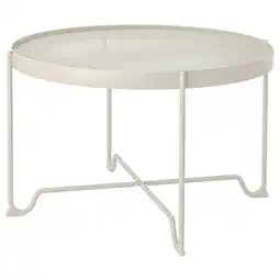 IKEA Krokholmen Sofabord, utendørs, beige, 73 cm tilbud