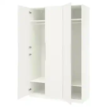 IKEA Pax / tonstad Garderobekombinasjon, hvit/offwhite, 150x60x236 cm tilbud