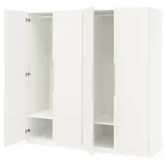 IKEA Pax / tonstad Garderobekombinasjon, hvit/offwhite, 200x60x201 cm tilbud