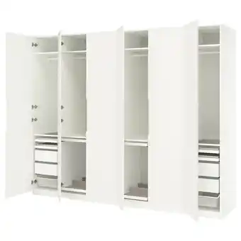 IKEA Pax / tonstad Garderobekombinasjon, hvit/offwhite, 300x60x236 cm tilbud