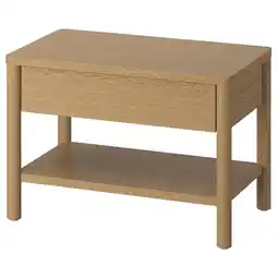 IKEA Tonstad Bord, eikefiner, 64x40 cm tilbud