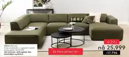 Skeidar Enjoy modulsofa, u-oppsett tilbud