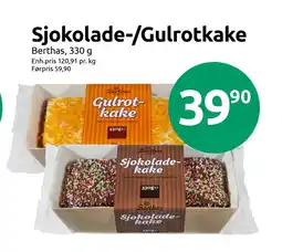 Joker Sjokolade-/Gulrotkake tilbud