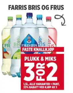 Meny FARRIS BRIS OG FRUS tilbud