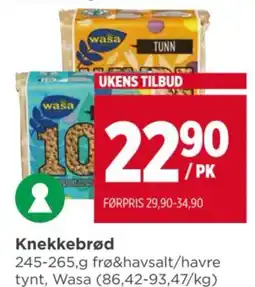 Meny Knekkebrød tilbud