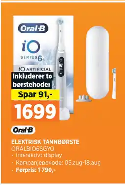 POWER ELEKTRISK TANNBØRSTE tilbud