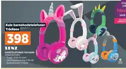 POWER HODETELEFONER FOR BARN tilbud