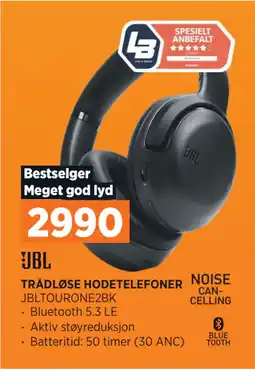 POWER TRÅDLØSE HODETELEFONER tilbud