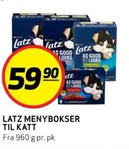 Bunnpris LATZ MENYBOKSER TIL KATT tilbud