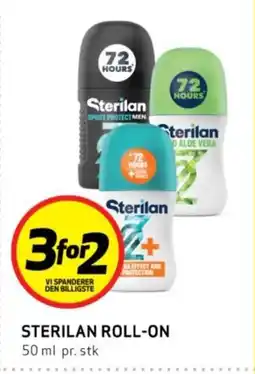 Bunnpris STERILAN ROLL-ON 50 ml pr. stk tilbud