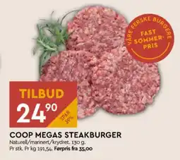 Coop Mega Coop hakkebiff tilbud