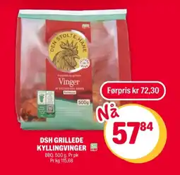 Coop Extra Den stolte hane kyllingvinger tilbud
