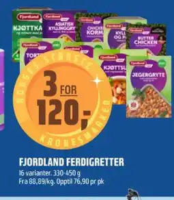 Coop Obs Fjordland kjøttkaker tilbud