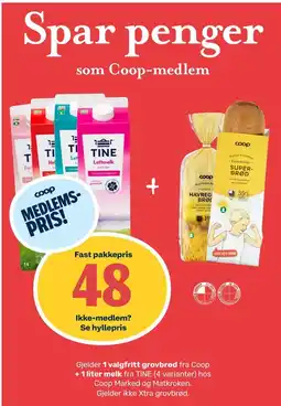 Matkroken Tine melk & brød tilbud