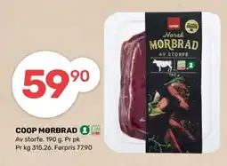 Matkroken Coop mørbradbiff tilbud