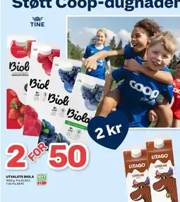 Matkroken Biola syrnet melk bringebær tilbud