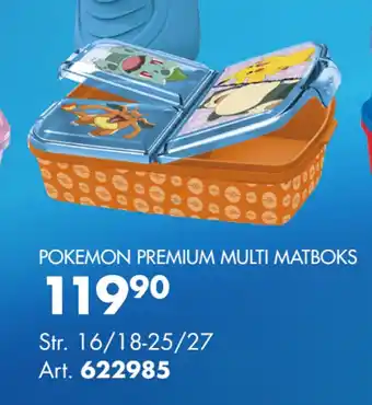 Sparkjøp POKEMON PREMIUM MULTI MATBOKS tilbud