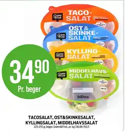 Kiwi Grønn og frisk måltidssalat tilbud