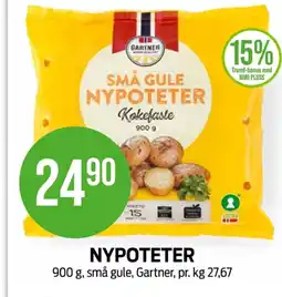 Kiwi Gartner poteter tilbud