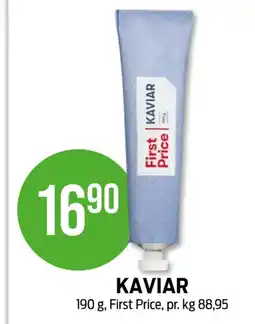 Kiwi First price kaviar tilbud