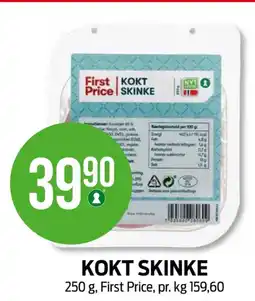 Kiwi First price skinke tilbud