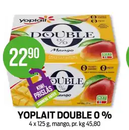 Kiwi Double 00% mango yoghurt tilbud