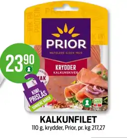 Kiwi Prior kalkunskiver krydder tilbud