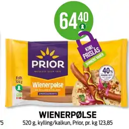 Kiwi Prior wienerpølser tilbud