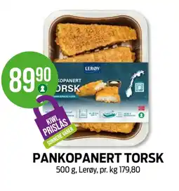 Kiwi Lerøy torskefilet tilbud