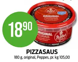 Kiwi Peppes pizza pizzasaus tilbud
