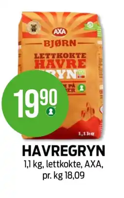 Kiwi Axa bjørn letkogte havregryn tilbud