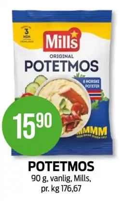 Kiwi Mills potetmos tilbud