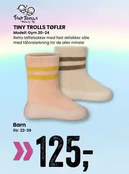 Sport Outlet TINY TROLLS TØFLER tilbud