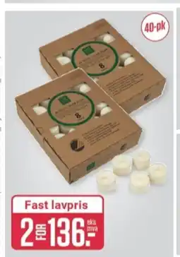 Europris Vie home telys tilbud