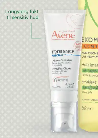 Vitusapotek Avène Tolerance Hydra-10 Cream tørr hud, 40 ml tilbud