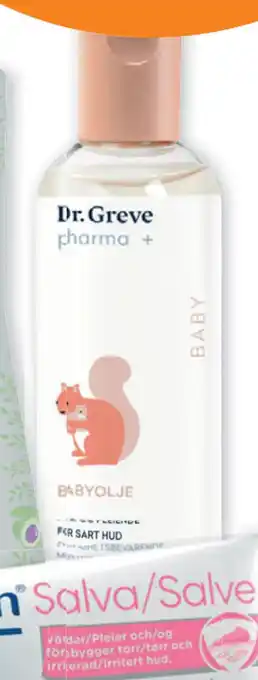 Vitusapotek Dr. Greve Pharma beroligende babyolje, 200 ml tilbud