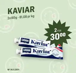 Holdbart KAVIAR tilbud