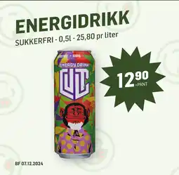 Holdbart ENERGIDRIKK tilbud