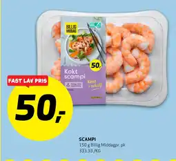 Bunnpris SCAMPI tilbud